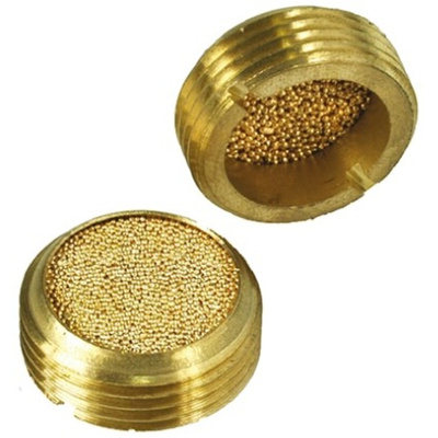 Legris 0677 Brass 12bar Pneumatic Silencer, Threaded, G 3/4 Male