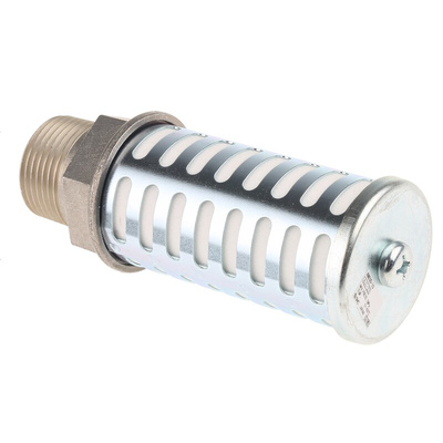 SMC AN PE 1MPa Pneumatic Silencer, Threaded, R 1 Male