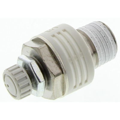 SMC ASN2 Brass 1.5MPa Pneumatic Silencer, Threaded, R 1/4 Male