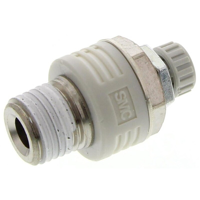 SMC ASN2 Brass 1.5MPa Pneumatic Silencer, Threaded, R 1/4 Male