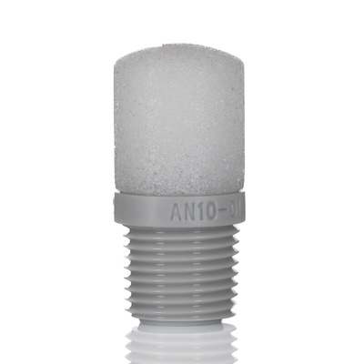 SMC AN Resin 1MPa Pneumatic Silencer, Threaded, R 1/8 Male