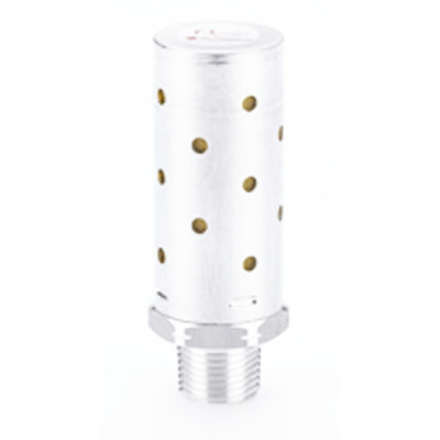 IMI Norgren MB Aluminium, Brass 20bar Pneumatic Silencer, Threaded, R 1 Male