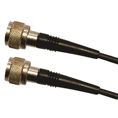 Radiall Male N Type to Male N Type Coaxial Cable, 500mm, RG142 Coaxial, Terminated