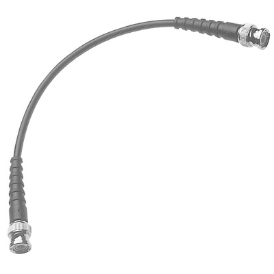 Telegartner Male BNC to Male BNC Coaxial Cable, 2m, RG59B/U Coaxial, Terminated