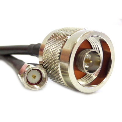 Siretta ASM Series Male SMA to Male N Type Coaxial Cable, 30m, LLC200A Coaxial, Terminated
