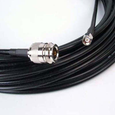 Siretta ASM Series Female N Type to Male SMA Coaxial Cable, 20m, LLC200A Coaxial, Terminated