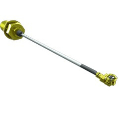 Samtec MH113 Series Male MHF1 to Male SMA Coaxial Cable, 100mm, RF Coaxial, Terminated
