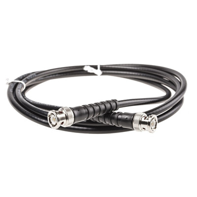 Atem Male BNC to Male BNC Coaxial Cable, 2m, RG59B/U Coaxial, Terminated