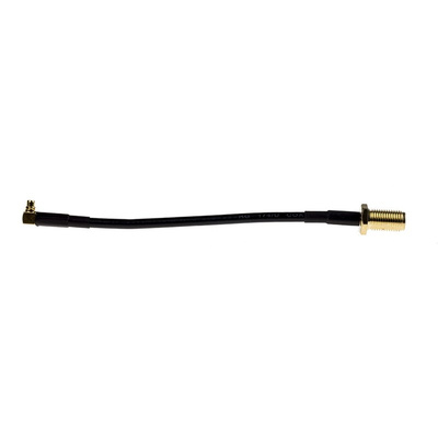 LPRS Male MMCX to Female SMA Coaxial Cable, 100mm, Terminated