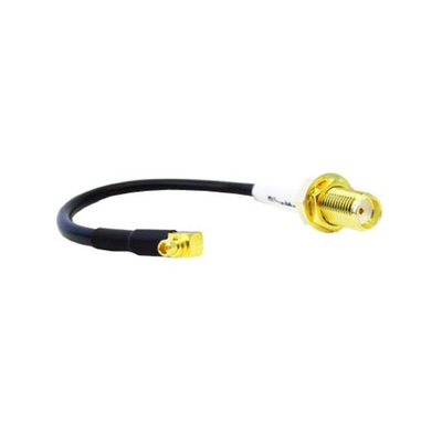 Siretta ASM Series Male MMCX to Female SMA Coaxial Cable, 200mm, RG174 Coaxial, Terminated
