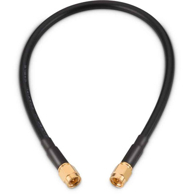 Wurth Elektronik Male SMA to Male SMA Coaxial Cable, 152.4mm, RG58 Coaxial, Terminated