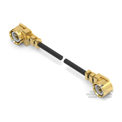 TE Connectivity Male UMCC to Male UMCC Coaxial Cable, 100mm, Terminated