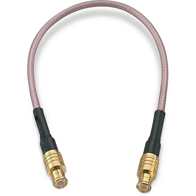 Wurth Elektronik Male MCX to MCX Coaxial Cable, 152.4mm, RG178 Coaxial, Terminated