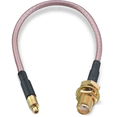 Wurth Elektronik Female SMA to Male MMCX Coaxial Cable, 152.4mm, RG316 Coaxial, Terminated