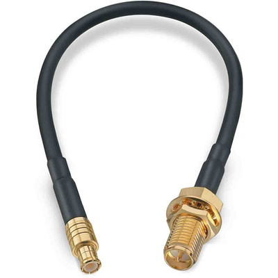 Wurth Elektronik Female RP-SMA to Male MCX Coaxial Cable, 152.4mm, RG174 Coaxial, Terminated