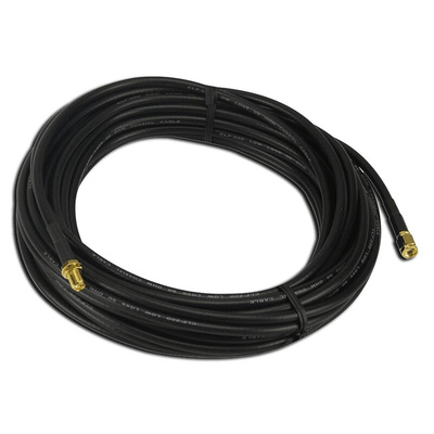 RF Solutions Male SMA to Female SMA Coaxial Cable, 10m, LMR-240 Coaxial, Terminated