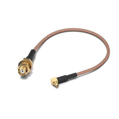 Wurth Elektronik WR-CXASY Series Female SMA to Male MCX Coaxial Cable, 152.4mm, RG316/U Coaxial, Terminated