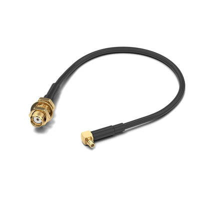 Wurth Elektronik WR-CXASY Series Female SMA to Male MMCX Coaxial Cable, 152.4mm, RG174/U Coaxial, Terminated
