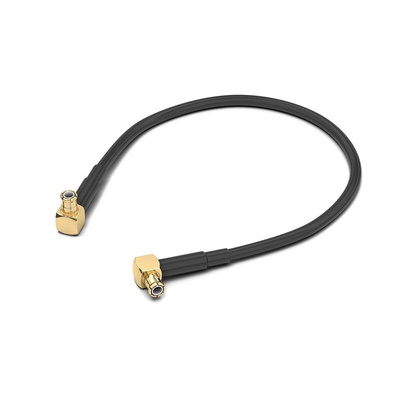 Wurth Elektronik WR-CXASY Series Male MCX to Male MCX Coaxial Cable, 152.4mm, RG174/U Coaxial, Terminated