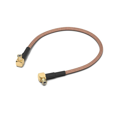 Wurth Elektronik WR-CXASY Series Male MCX to Male MCX Coaxial Cable, 152.4mm, RG178/U Coaxial, Terminated