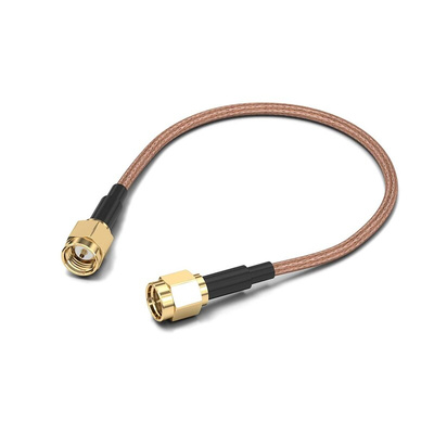 Wurth Elektronik WR-CXASY Series Male SMA to Male SMA Coaxial Cable, 1m, RG174/U Coaxial, Terminated
