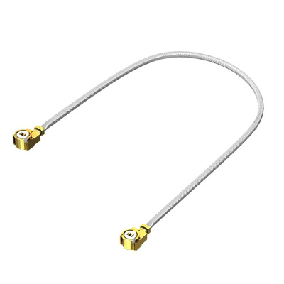 Samtec Male MHF1 to Male MHF1 Coaxial Cable, 100mm, RF Coaxial, Terminated