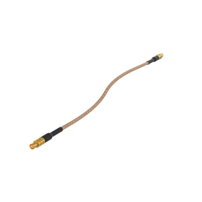 Samtec Male MCX to Male MCX Coaxial Cable, 152mm, RF Coaxial, Terminated