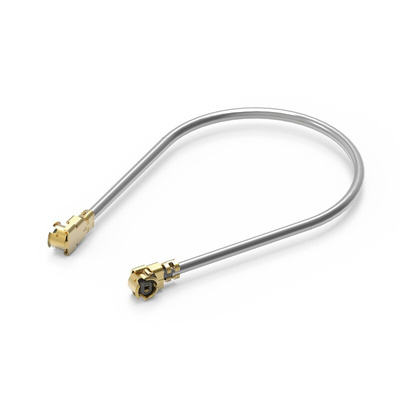 Wurth Elektronik Male UMRF to Male UMRF Coaxial Cable, 0.001m, Terminated