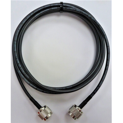 Mobilemark Male N Type to Male N Type Coaxial Cable, 5m, RF195 Coaxial, Terminated