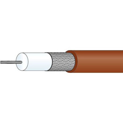 Huber+Suhner Coaxial Cable, 100m, RG179 Coaxial, Unterminated