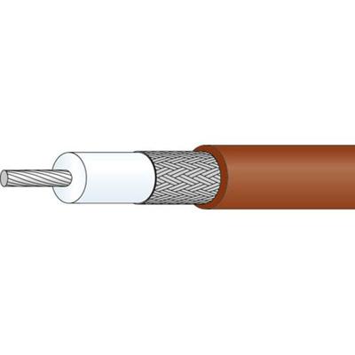 Huber+Suhner Coaxial Cable, 100m, RG316 Coaxial, Unterminated