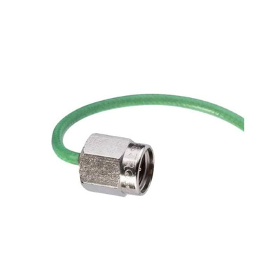 Huber+Suhner Microbend Series Male SMA to Male SMA Coaxial Cable, 5in, Terminated
