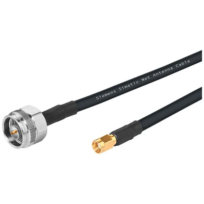 Siemens Male N Type to RP-SMA Coaxial Cable, IWLAN Coaxial, Terminated