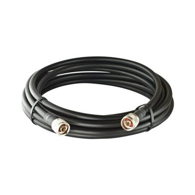 MOXA Male N Type to N Type Coaxial Cable, LMR-400 LITE Coaxial, Terminated