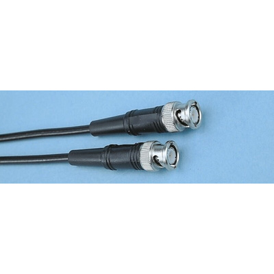 Atem Male BNC to Male BNC Coaxial Cable, 250mm, RG59B/U Coaxial, Terminated