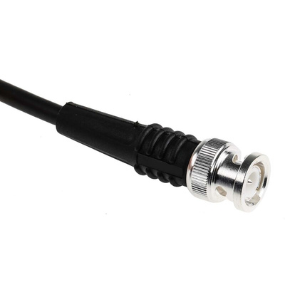 TE Connectivity Male BNC to Male BNC Coaxial Cable, 250mm, RG58 Coaxial, Terminated