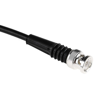 TE Connectivity Male BNC to Male BNC Coaxial Cable, 250mm, RG58 Coaxial, Terminated