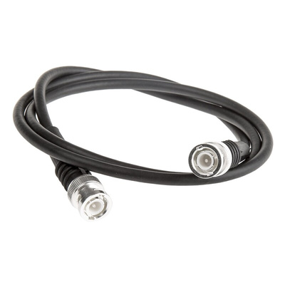 TE Connectivity Male BNC to Male BNC Coaxial Cable, 1m, RG58 Coaxial, Terminated