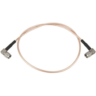 TE Connectivity Male SMA to Male SMA Coaxial Cable, 1m, RG316 Coaxial, Terminated