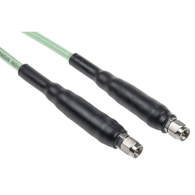 TE Connectivity Male SMA to Male SMA Coaxial Cable, 1m, Terminated
