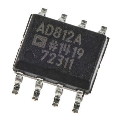 AD812ARZ Analog Devices, 2-Channel Video Amplifier IC 125V/μs, 8-Pin SOIC