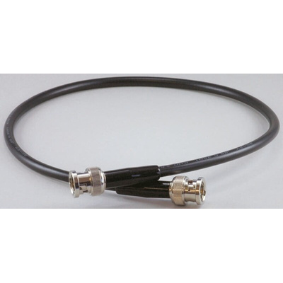 Teishin Electric Male BNC to Male BNC Coaxial Cable, 3m, RG58A/U Coaxial, Terminated
