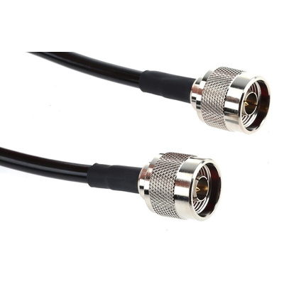 Mobilemark Male N Type to Male N Type Coaxial Cable, 1m, RF240 Coaxial, Terminated