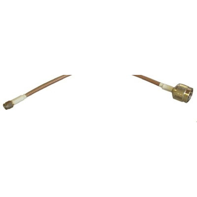 Atem Male SMA to Male N Type Coaxial Cable, 1m, RG142B Coaxial, Terminated