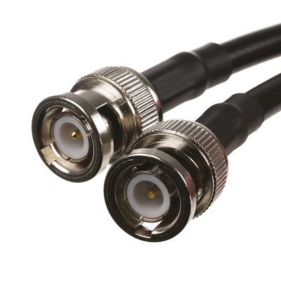 Atem Male BNC to Male BNC Coaxial Cable, 1m, RG223 Coaxial, Terminated