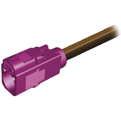 IMS Male SMB to Coaxial Cable, 500mm, RG174 Coaxial, Terminated