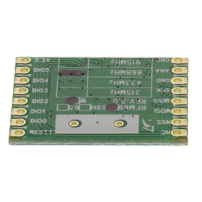 HopeRF RFM69W-868-S2 RF Transceiver Module 868 MHz, 1.8 → 3.6V