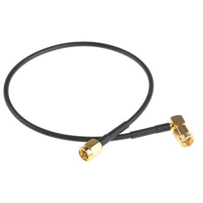 Telegartner Male SMA to Male SMA Coaxial Cable, 300mm, RG174 Coaxial, Terminated