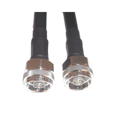 Telegartner Male N Type to Male N Type Coaxial Cable, 2m, RG214 Coaxial, Terminated