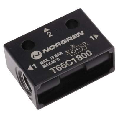 Norgren T65C series 10 bar Pneumatic Logic Controller with OR function